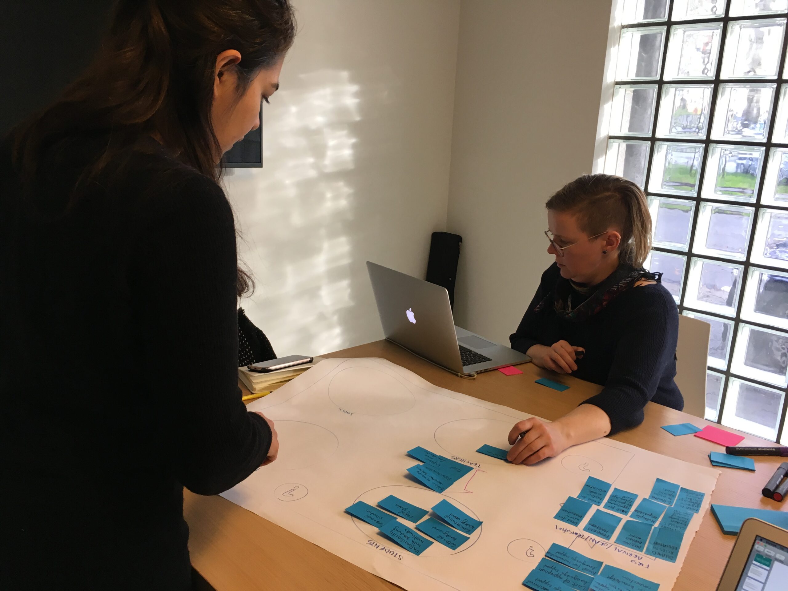 We bereiden een workshop voor.